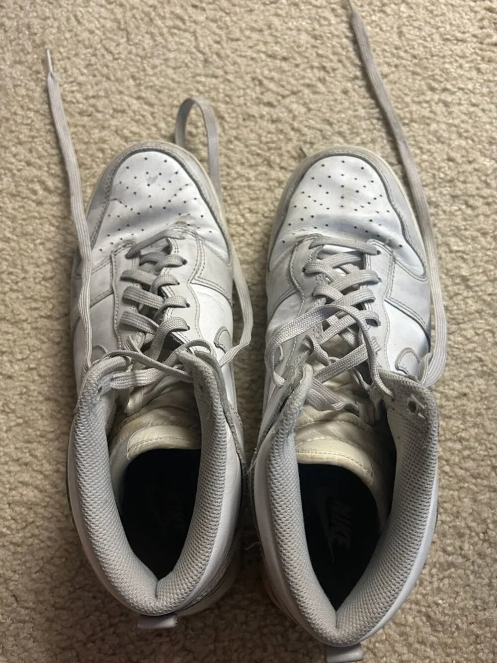 Nike Dunk High Retro White Vast Grey